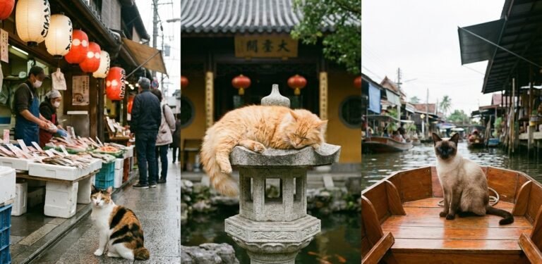 Gatos en Asia