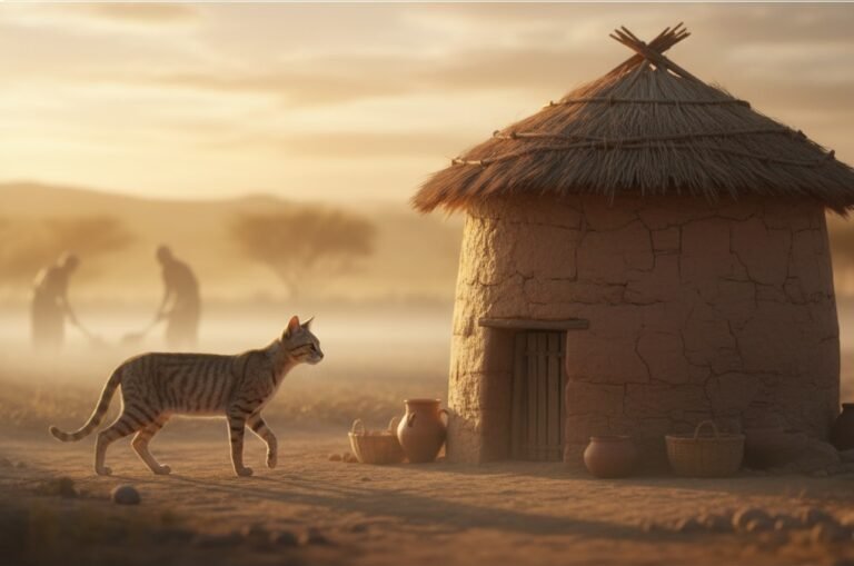 gato en el creciente fertil